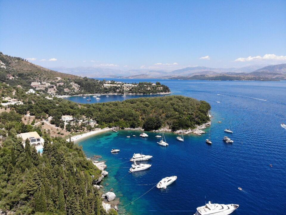 ホテル Maria Corfu Loustri Gimari エクステリア 写真